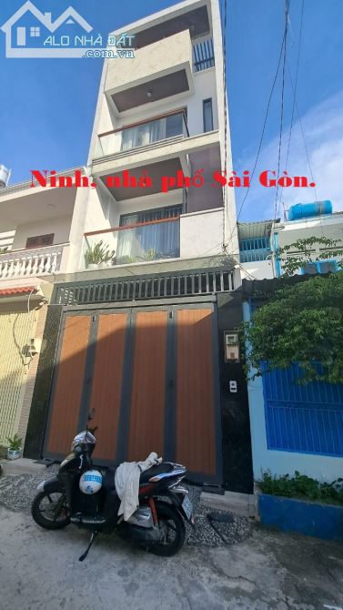 Hẻm nhựa 8m, Âu Cơ, P14, Tân Bình, 62m2, 5 tầng, khu phân lô đồng bộ.