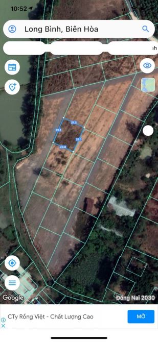 20x25m Giá 2 Tỷ xxx. Phường Long Bình Thành Phố Biên Hoà- Đồng Nai. Ô tô vào tận nơi,