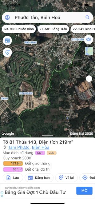 Hơn 2 tỷ xíu xây biệt thự đẹp,  Vị trí ở ngay giữa KCN Long Thành, KCN Tam Phước, Sân Golf