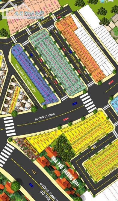 Lô đất trục chính  đảo kim cương trường thạnh diện tích 106m, đường 30m giá tốt - 1