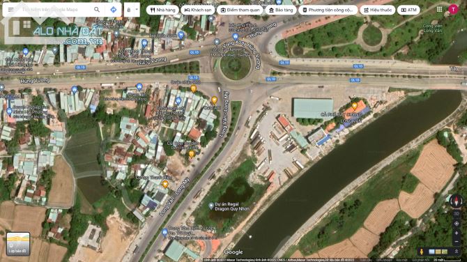 Nhà 2 mặt tiền 4,5 tầng view sông Hà Thanh, thành phố Quy Nhơn, 410m2