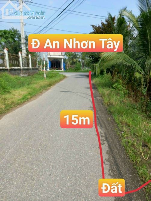 Đất mặt tiền nhựa 1 xẹt ngắn đường An Nhơn Tây xã An Nhơn Tây Củ Chi, DT: 6x44m.