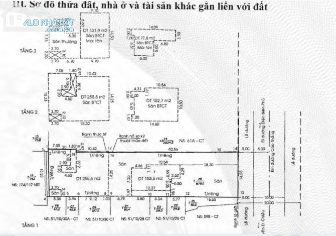 GPXD: 12 tầng. Mặt tiền Cao Thắng, Quận 3. DT: 15x60. DTCN: 880m2. Giá bán: 300 tỷ