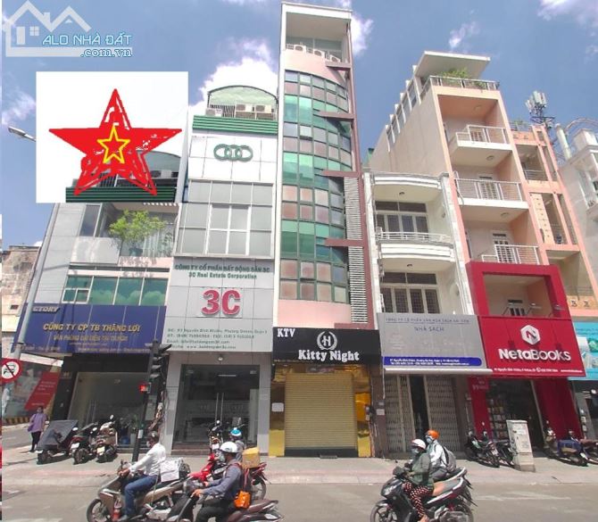Hạ giá 7 tỷ bán gấp! Góc 2MT  Võ Văn Tần (đoạn 2 chiều), Q.3 (5.5x20m 3 lầu) HĐT: 85tr