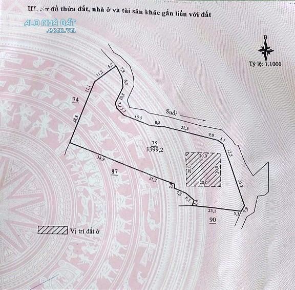 Chỉ 3 tỷ 1 có ngay 4088m2 sẵn 400m2 thổ cư, 136m suối gần trung tâm Bảo Lộc - 1