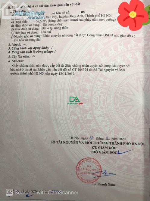 Bán 56.5m xóm Nhì Vân Nội, Đông Anh, Hà Nội. - 3