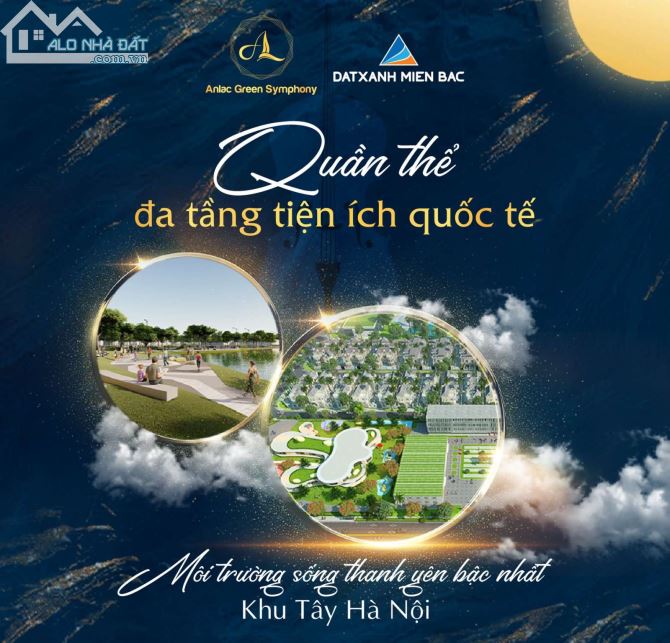 Bán chung cư Moonlight 1 trong quần thể dự án An Lạc Green Symphony Hà Nội - Giá từ 4  tỷ