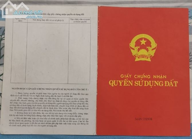 Bán đất tặng nhà 100m2 thổ cư giá 2,6tỷ