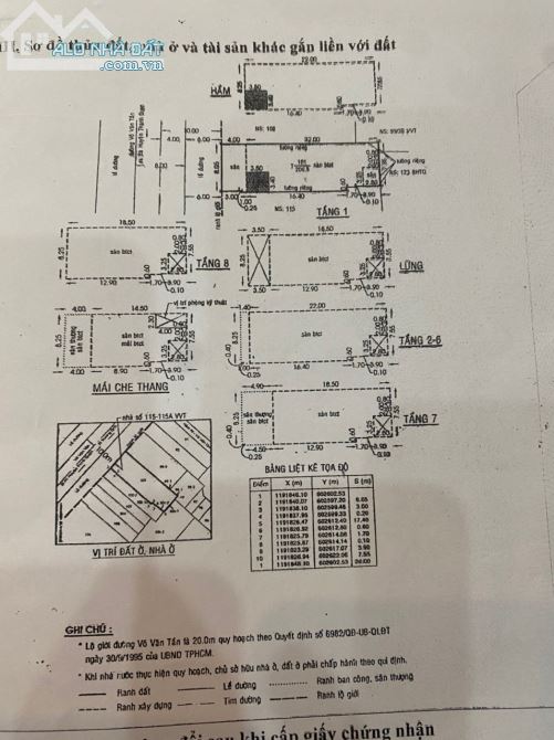 Bán Building MT Võ Văn Tần Phường võ thị sáu Quận 3 DT: 8.05x26m Hầm 10 Tầng Chỉ 288 tỷ - 1