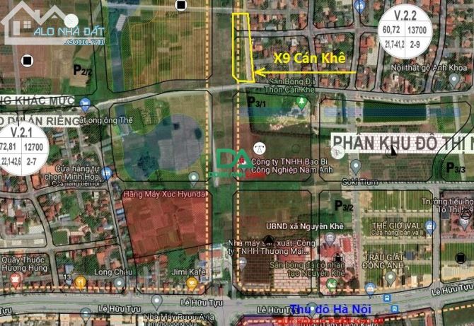 Bán đất đấu giá X9 Cán Khê Nguyên Khê Đông Anh - 2