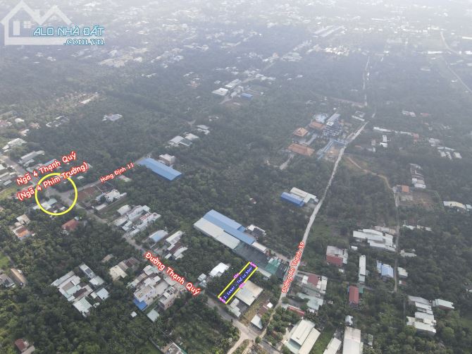 Lô đất 246m2 mặt tiền đường Thạnh Quý, An Thạnh, Vị trí kinh doanh cực tốt