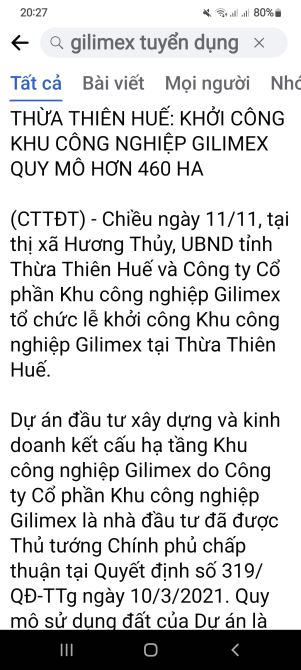 Đất KQH Nam Cao cạnh khu công nghiệp Gilimex  Phú Bài, TX Hương Thủy, Huế. Đường QH 13,5m - 2