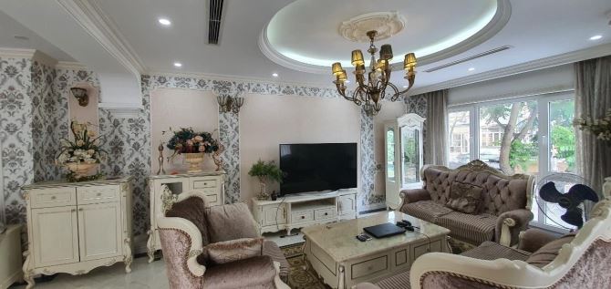 Biệt Thự Văn Phú 184m xây 4 Tầng nội thất đẹp kinh doanh Văn Phòng công ty vỉa hè rộng. - 2