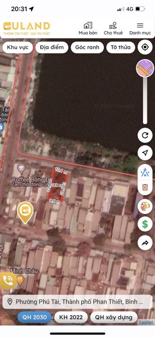 Cần Bán Cặp Đất 200m2 View Hồ Văn Thánh 1 Thoáng Mát Thành Phố Phan Thiết Bình Thuận - 1