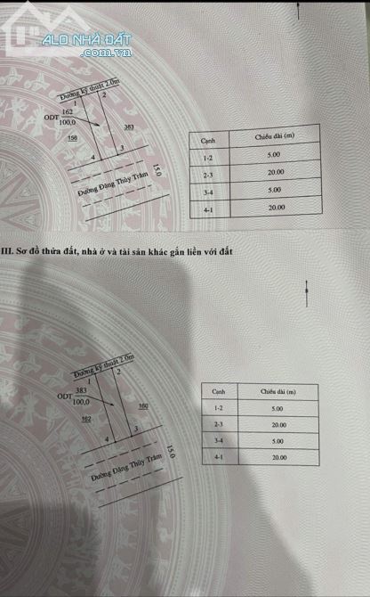 Bán 2 lô liền kề 10x20m mặt tiền Đặng Thùy Trâm, gần Vincom - 4