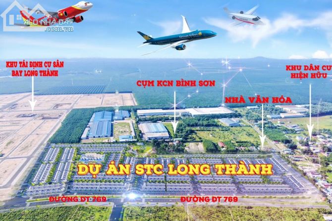 Bán đất nền mặt tiền DT 769, cách sân bay quốc tế Long Thành chỉ 3km - 4