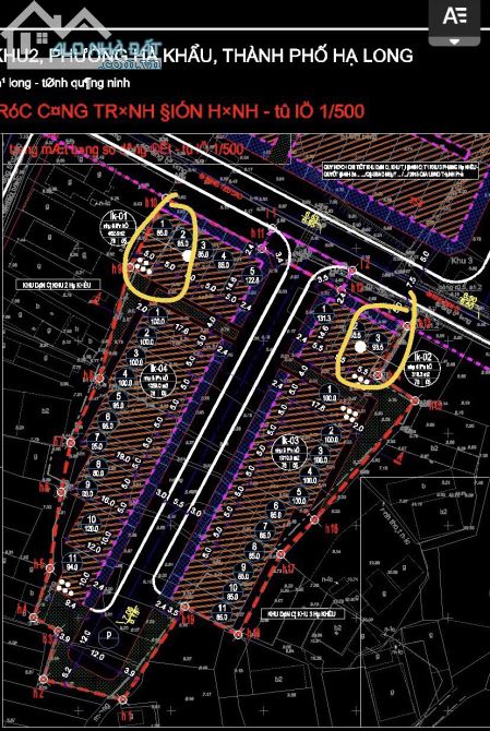Bán ô liền kề Khu 2 Hà Khẩu đối diện TĐC Đầm Sen giá chỉ từ 2xtr/m2, trục chính