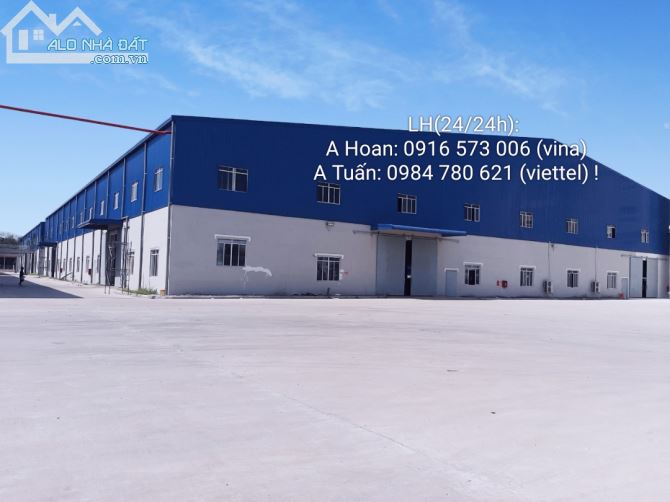 Cho thuê kho - xưởng rẻ. DT từ: 500m2, 1000m2, 1500m2, 2000m2, 2500m2,... đến 200.000m2 - 1