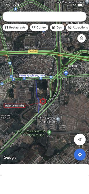 Đất nền Chiến Thắng 600m2 kho xưởng đường Nguyễn Duy Trinh, phường Phú Hữu Quận 9, sổ đỏ