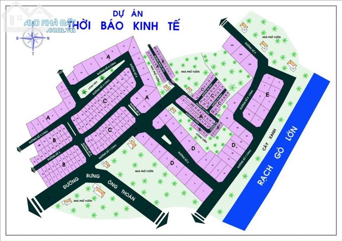 Bán 8 lô đất KDC Thời báo kinh tế, phường phú hữu,( giá tốt nhất khu vực)