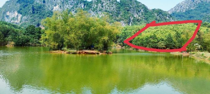 CẦN BÁN LÔ GÓC 2 MẶT TIỀN BÁM SUỐI BÁM HỒ TẠI KIM BÔI GIÁ 1.Xtr/m2 - 4