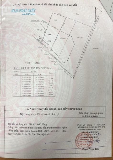 "Bán đất đường 102, Phường Tăng Nhơn Phú A, 10 x 32 = 330m2 ,Quận 9 , 100 m2 giá: 9 tỷ - 3