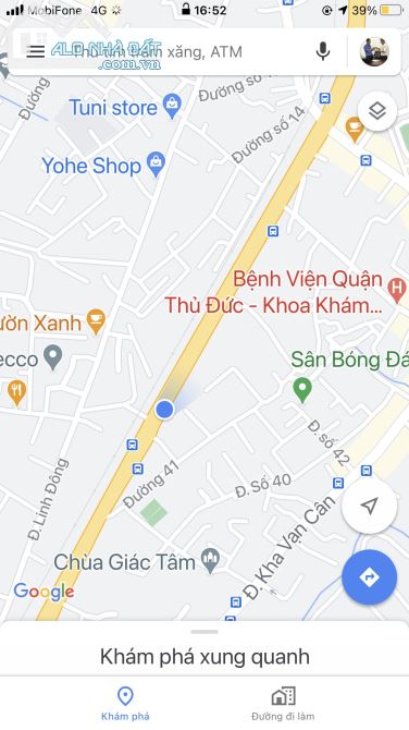 " Bán Đất mặt tiền đường Phạm Văn Đồng , Phường Linh Đông , TP_Thủ Đức. 132 m2 / 9 tỷ - 2