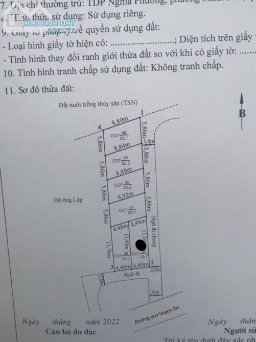 Bán 6 lô đất F0 tại Nghĩa Phương - Đồ Sơn giá 6xx tr.