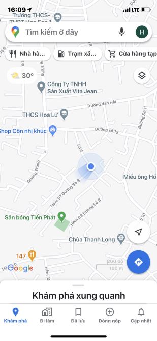 Bán đất mặt tiền đường 8, Phường Tăng Nhơn Phú B. Quận 9 ,DT: 9 x 20 = 180 m2. Gía Tốt - 4