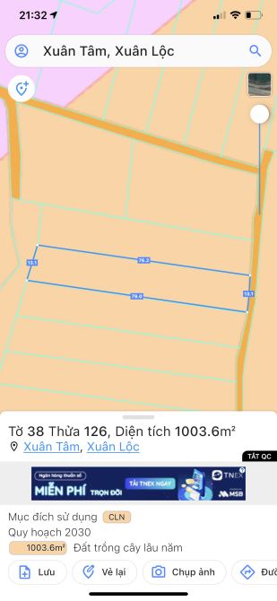 Bán 1 sào xuân tâm gần hồ gia ui,xuân lộc,đồng nai - 2