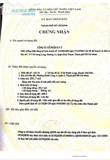 Bán đất Biệt Thự đường  Thuỷ lợi , Phường Phước Long A, Quận 9 ,DT: 10 x 20 = 201 m2. - 4