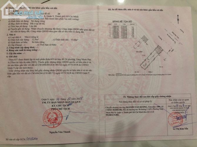 "Bán nhà mặt tiền kinh doanh đường man thiện, phường tăng nhơn phú A - 2