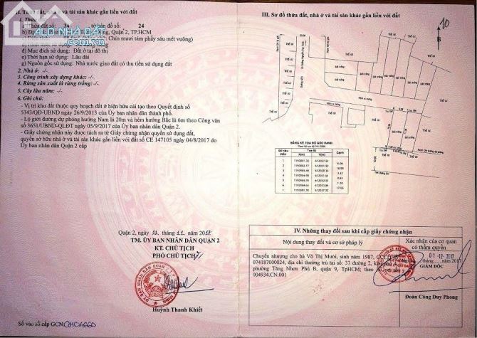 Bán đất đường 6, Phường Bình Trưng Đông, Quận 2. 99 m2 giá 6,6 tỷ - 3