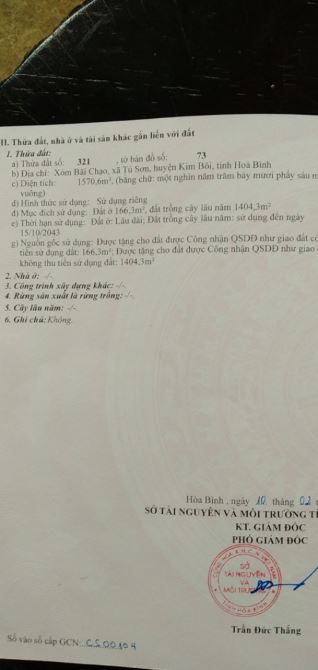 🌹 1440m Lưng Tựa Núi - Đất Bằng Phẳng - Khu Dân Cư Thị Tứ Đông Đúc Giá 2.1 Tỷ 🌹