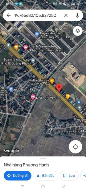 Cần bán gấp lô đất mặt đường lớn Quốc lộ 47, Phường Quảng Phú đường đi Sầm Sơn 97.5m2 3 tỷ - 4