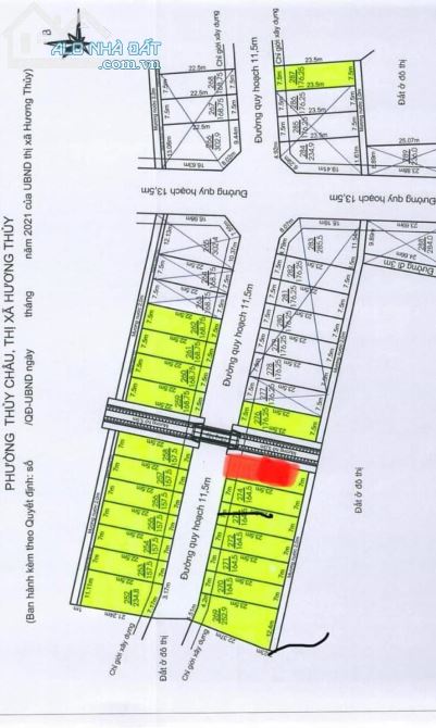 Bán 157.5m2 đất KQH Bầu Được, P. Thủy Châu, Hương Thủy, gần UBND Thủy Châu