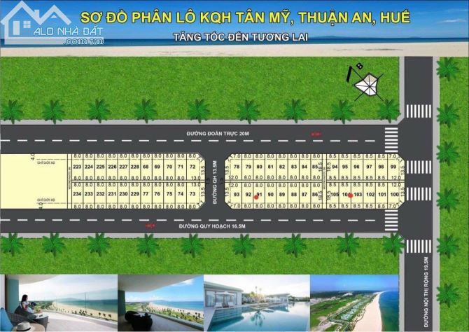 Bán đất 148m2 đường Đoàn Trực- Khu quy hoạch Tân Mỹ - Thuận An