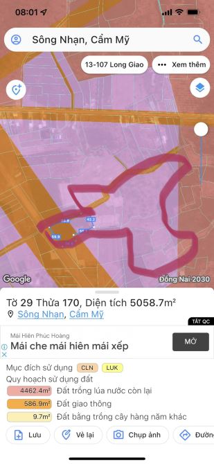 Bán 7 mẫu 5 mặt tiền hương lộ 10 giá đầu tư - 1