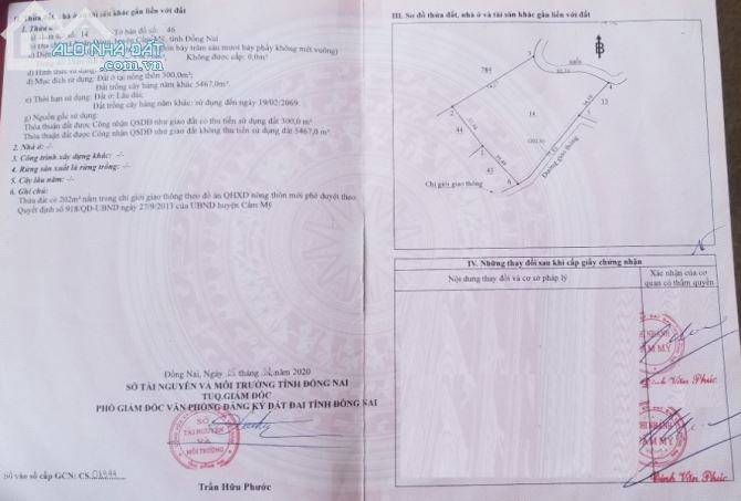 Đất ONT chỉ 1.3tr.m2, có thổ cư 300m2, ngay Ngã tư Sông Ray, Cẩm Mỹ - 3