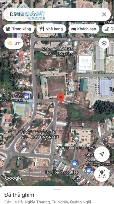 Bán lô góc 2 mặt tiền khu C19 Tư Nghĩa 221m2  Quảng Ngãi