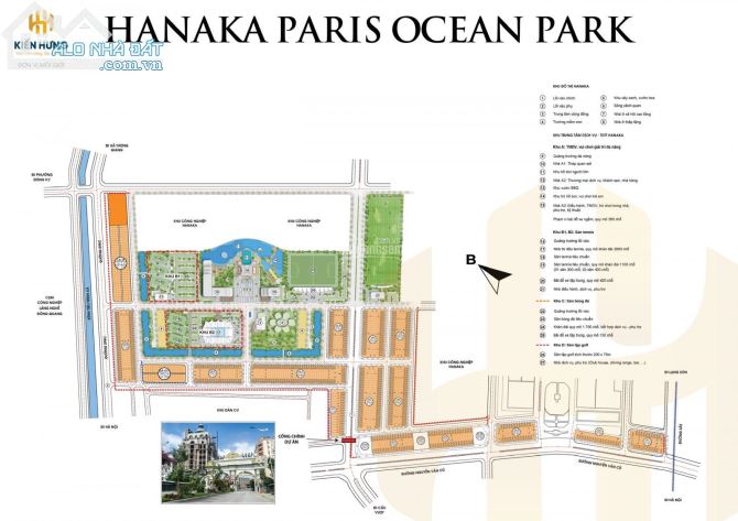 Bán suất đất View Hồ dự án Hanaka  Paris Ocean Park tổ chức môn quần vợt seagame 31 - 3