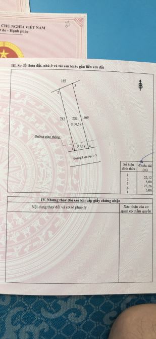 5x23m thổ cư 100m2 mặt tiền KD đường nhựa rộng 20m, Cách cao tốc Biên Hoà-Vũng Tàu 100m - 4