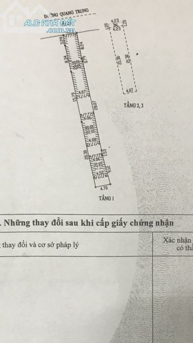 Bán lô đất víp đường QUANG TRUNG - Hải châu - Đà Nẵng  Dt 400m2 giá 150tr/m2