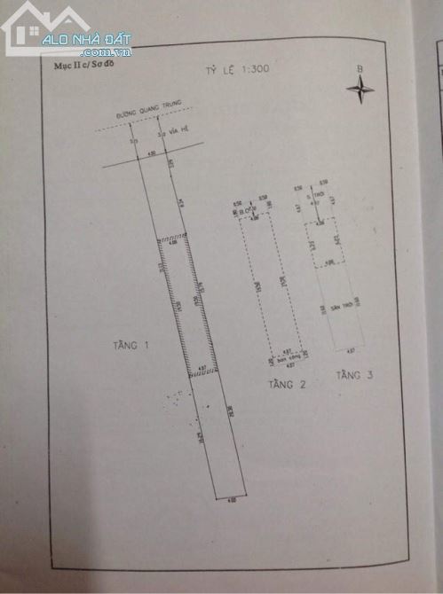 Bán lô đất víp đường QUANG TRUNG - Hải châu - Đà Nẵng  Dt 400m2 giá 150tr/m2 - 1