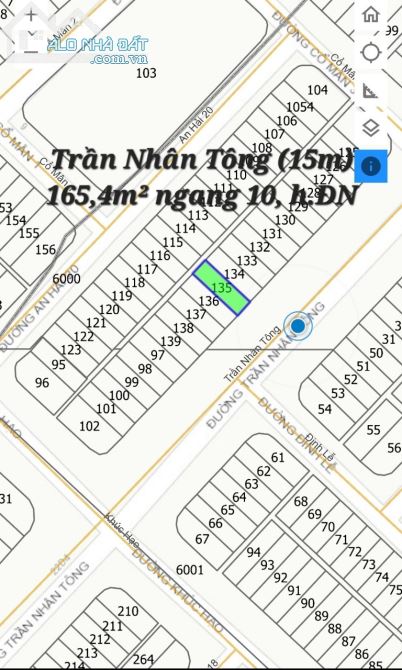 Bán 2 lô Trần Nhân Tông - đường 15m trục chính Sơn Trà - 2