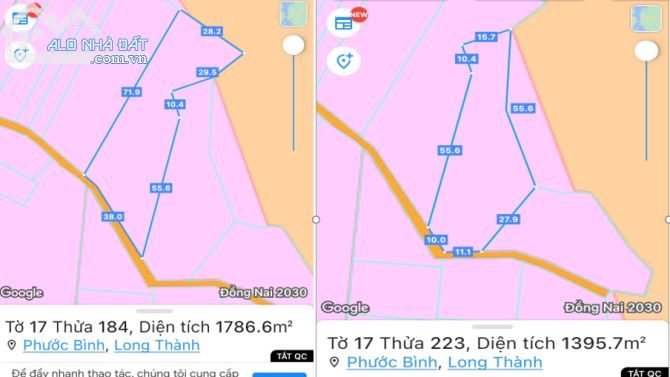 Đất vườn có thổ cư 3182m2, Chỉ 6.8 tỷ, Ngay QL51C - 2