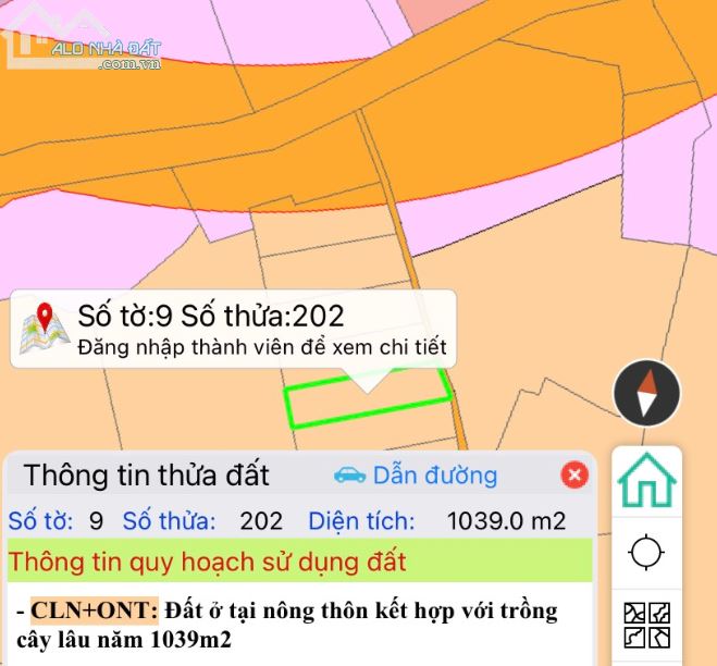 Đất vườn ngay QL51C, DT 1039m2, Chỉ 2.82 tỷ, Đi sân bay Long Thành 15 phút - 1