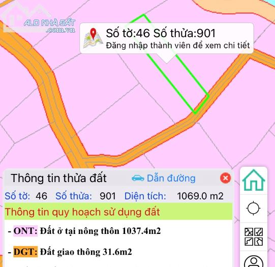 Đã rẻ lại còn đẹp, Đất phủ hồng 1069m2, Chỉ 1.55 tỷ, Sát UBND Sông Ray - 4