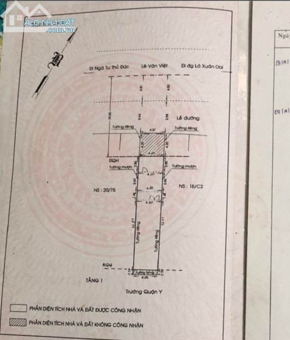 Bán nhà MT lê Văn Viêt, Phường Hiệp Phú, TP Thủ Đức DT: 4.2 X 22 = 93 m2, giá 25 tỷ - 4