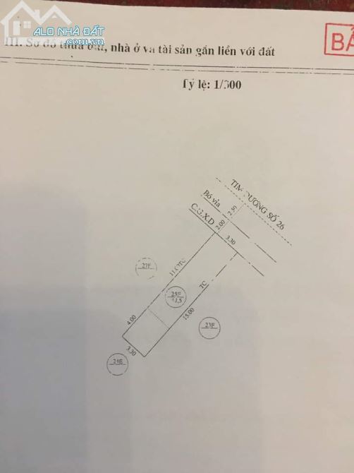 Bán nhà mặt tiền khu xóm tiêu phường quang trung giá 2,1ty - 1